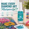 El spray sellador para pintura de diamantes KineShineX es un agente protector de secado rápido y brillante que ayuda a fijar los diamantes, previene el polvo y reduce [la decoloración/las imperfecciones/etc.]