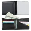 Serie de Productos en Blanco para Transferencia de Calor por Sublimación, Cartera para Hombre en Blanco, Tarjeta de Apertura en Blanco para Transferencia de Calor por Sublimación
