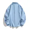 Camisa de Pana de Manga Larga para Hombre, Estilo Americano de Primavera, Tallas Grandes, Chaqueta Casual Holgada, Top 78