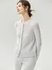 Nuevo Cardigan de Cachemir 100% Puro Otoño 2026 para Mujer Cuello Redondo Estilo Coreano Suéter de Punto Trenzado