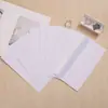 Sobre Transfronterizo Amazon No. 10 Bolsa de Sobres Blanca Engrosada Patrón Confidencial Blanco Puro en Blanco Plana de Negocios Tarjeta de Felicitación Simple