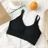 Urso Bonito Costas Cruzadas Sutiã Tubo Sem Costura Feminino para Adolescente Top Tubo Push-up Ajustável Camisola Esportiva Feminina de Verão