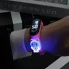 Nuevo reloj electrónico de pulsera de muñeca de muñeca con luz fría intermitente colorida impermeable, lindo, moderno, personalidad, LED, para estudiantes