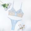 Lencería Sexy Tallas Grandes Europea y Americana Sujetador de Encaje Sexy Ropa Íntima Sexy Pasión Sexy Conjunto de Lencería Íntima 9024