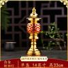Luces de Buda de Aleación para las Luces del Dios de la Riqueza para el Hogar Lámpara Alargada Frontal de Buda Enchufe en un Par de Luces de Bodhisattva para la Mesa de los Dioses del Salón de Buda