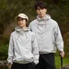 Nova Roupa de Proteção Solar Estilo Montanha para Homens, Anti-UV, Jaqueta Leve e Respirável para Mulheres, Roupa de Proteção Solar de Secagem Rápida para Ciclismo e Pesca ao Ar Livre