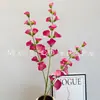 Planta de flor de simulación roja flor escena de boda al aire libre diseño decoración de interiores auditorio fábrica de flores artificiales venta al por mayor