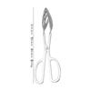 Clip para alimentos dorado de acero inoxidable no magnético de alta calidad, clip para buffet, clip para pastel y postre, clip para pan, clip de tijera