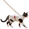 En stock 10% de descuento Ropa nueva para mascotas para otoño e invierno, ropa para casa que envuelve la barriga, pijamas para gatos y perros
