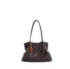 Bolsa Tote Plissada da Moda de Alto Valor para Mulheres, Nova Bolsa de Ombro Casual para o Dia a Dia, Bolsa de Mão Estilosa com Personalidade de Grande Capacidade