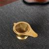 Colador de Té Pequeño de Calabaza Natural para Uso Doméstico, Filtro de Hojas de Té Original y Único, Adorno Creativo para Juego de Té Kung Fu