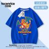 Camiseta Dragão Cuspidor de Fogo Transfronteiriço Infantil Manga Curta Verão Novo Estilo Unissex Bebê Roupas de Algodão Top Casual Tendência 6