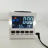 2159t Relógio de Tempo LED com Luz de Fundo Ativada por Voz Medidor de Temperatura e Umidade Doméstico Tela Colorida Calendário Perpétuo Despertador Digital Transfronteiriço