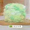 Pinzas para el pelo, gorros, bufandas, bolsos, mantas con forma de flor de rosa y decoraciones de hojas de ganchillo DIY con hilo nuevo, temáticas de caramelo arcoíris, tejidos a mano
