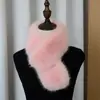 Bufanda de Piel Sintética Estilo Coreano para Mujer, Nuevo Abrigo de Otoño e Invierno, Calentador de Cuello Cálido, Cuello, Protector de Cuello, Cuello de Piel