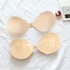 Parche de Pecho Engrosado de 3CM para Vestido de Novia de Mujer Copa de Palma Push-Up Invisible Sin Tirantes Ropa Interior Pecho Pequeño Pecho Grande Parche