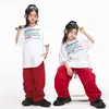 Roupas de Jazz para Meninas Roupas de Performance para Passarela Hip-Hop Traje Hip-Hop Roupas de Performance de Jazz Roupas Modernas Hip-Hop para Crianças