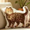 2026 Nueva Almohada Rellena de Plumas con Forma Irregular Transfronteriza Europea y Americana con Patrón de Impresión Digital, Almohada Casera Casual y Cómoda