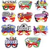 Gafas Decorativas Copa Europea Alemana Accesorios para Fotos de Partidos de Fútbol Aficionados Estadounidenses, Canadienses y Mexicanos Monturas de Gafas para Animar