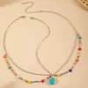 Joias Transfronteiriças Europeias e Americanas Corrente de Cabelo Olho Turco Estilo Étnico Retrô Pingente Cravejado com Diamantes Acessório de Cabeça Atacado