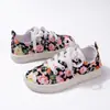 Mocasines Slip-On para Mujer de Primavera y Otoño, Zapatos Casuales de Lona Planos de Suela Suave, Zapatos de Talla Grande, Zapatos Casuales Cómodos