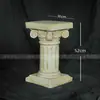 Vaso de Flores Coluna Romana Estilo Europeu de Chão para Decoração de Casa de Villa, Decoração de Casamento ao Ar Livre, Vitrine e Arranjo de Jardim