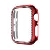 Venta al por mayor de punto Adecuado para Caja de Apple Watch Apple Iwatch7 Cubierta Protectora para Reloj Diamante de una Fila Sin Película