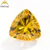 3x 3 ~ 12x 12mm 5A triángulo grueso colección de circón de color zirconia cúbica sintética piedra suelta venta al por mayor