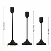 Portavelas de Metal con Forma de Bala Minimalista Estilo Europeo Accesorios de Decoración Transfronterizos para Hogar, Hotel, Boda Portavelas Adornos para Velas