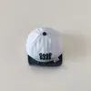 Chapéu de Bebê Coreano Yipan Primavera e Outono Boné de Baseball Listrado Estilo Ins Proteção Solar para Bebês Chapéu de Sol Boné de Baseball Infantil