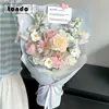 Novos cartões simples transfronteiriços, cartões de felicitações em inglês, cartões de felicitações para embalagem de presente de buquê de confeitaria, cartões de mensagem