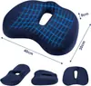 Cojín para Asiento de Coche Cojín Cojines para Silla de Oficina, Cojín para Asiento de Coche de Espuma con Memoria