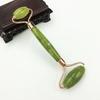 Fornecimento direto da fábrica recipiente de beleza de jade bastão massageador com rolo suporte de flores em liga de zinco recipiente de beleza de dupla face silencioso