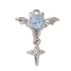 Mini Asas de Diabo Morcego Fofo Estrela de Quatro Pontas Pingente Acessórios de Liga Brincos Artesanais Pulseira Acessórios DIY