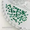 Rhinestones Pequeños Verdes Esmeralda de Base Plana para Uñas, Rhinestones Súper Brillantes con Forma de Gota de Agua y Mariposa, Decoraciones para Uñas al por Mayor