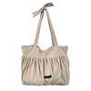 2025 Nuevo Estilo Coreano Dulce Bolso Tote de Gran Capacidad Texturizado Femenino Bolso de Hombro Bolso de Lona Coreano