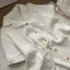 Pijama Sencillo de Color Sólido Estilo Coreano Ins para Mujer, Conjunto de Dos Piezas con Camiseta de Manga Corta y Shorts, Ropa de Casa Casual y Cómoda para Mujer