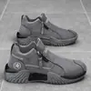 Zapatos de Trabajo para Hombre Otoño Impermeables Antideslizantes Obra Deportivos Viajes al Trabajo Resistentes al Desgaste Botas Martin Exteriores Aumentadores de Altura Zapatos de Protección Laboral