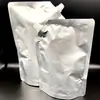 Stock Listo de Fábrica Bolsa con Boquilla de Foil de Aluminio Compuesto de Tres Capas Líquido 340ml Bolsa Auto-soportante de Foil de Aluminio a Prueba de Fugas