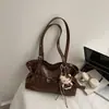 Bolsa Tote Vintage de Nicho de Gran Capacidad para Mujer, Nuevo Bolso de Hombro Casual de Nicho Verano 2026, Bolso de Axila para Viajar al Trabajo