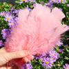 Directo de fábrica diy hecho a mano pluma plana pluma de pavo pieza grande para la cabeza máscara de plumas material decorativo para ropa