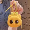 Porta-moedas Chaveiro Gato Fofo de Olhos Grandes Criativo Novo Exquisito e Fofo Pingente de Bolsa para Fones de Ouvido Chaveiro Presente Venda por Atacado