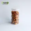 Botella de Plástico Transparente de 350ml Tarro para Empaque de Regalo Tarro Sellado Grado Alimenticio para Comida de Mascotas Tarro de Plástico para Nueces Tarro de Plástico Redondo