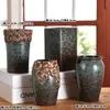 Conjunto de Vasos para Suculentas Combinação Cerâmica Planta Suculenta Diâmetro Grande Cerâmica Grossa Estilo Antigo Prato Vasos Atacado