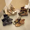 Botas Retro Feas Lindas con Cordones para Mujer 2026 Nuevas Otoño Invierno Bloque de Color Suela Suave Parte Superior Suave Zapatos de Senderismo Deportivos Casuales Botas Martin
