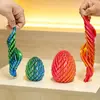 Huevo de Dragón para Aliviar el Estrés Impreso en 3D, Huevo de Dragón Retorcible Deformable, Huevo de Dragón de Slime Impreso en 3D, Huevo de Dragón de Juguete Impreso en 3D