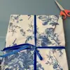 Flor de Colza Pera de Nieve Papel Ins Estilo Papel de Regalo de Alta Gama Envoltura de Flores Tamaño Pequeño Papel de Copia Floral Barato