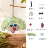Nuevo modelo de colgante de cachorro de corteza DIY campana de corteza natural decoración de bolsa de coche muñeco de vaina materiales hechos a mano