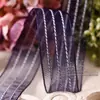 Cinta coreana DIY moño Accesorios para el cabello Ropa Sombrero de copa Caja de regalo Accesorios de embalaje para ramos Raya de salto Cinta de hilo de nieve