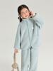 Conjunto de Ropa de Casa para Niñas Otoño e Invierno 2024 Cálido Relleno Más Terciopelo Espesado Conjunto de Ropa de Casa para Bebé